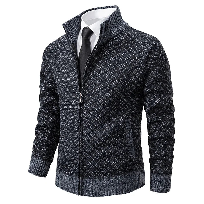 Beeckhoven™ | Elegant Heren Fleece Vest met Ruitpatroon