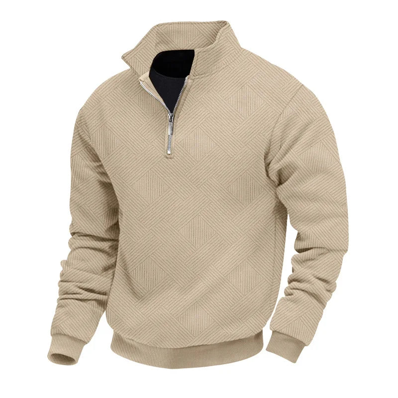 Beeckhoven™ | Casual Heren Trui Met Visgraatdesign