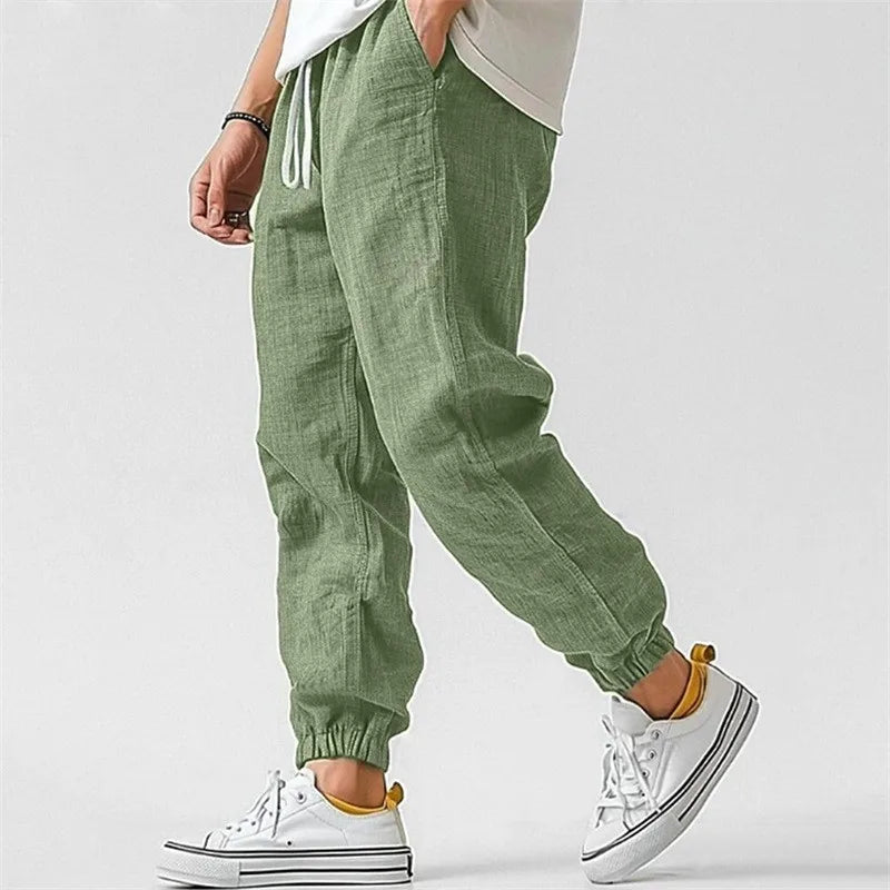 Beeckhoven™ | Elastische Linnen Heren Broek