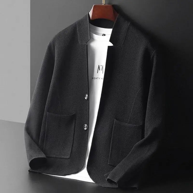 Beeckhoven™ | Gebreid Heren Vest met Opstaande Kraag