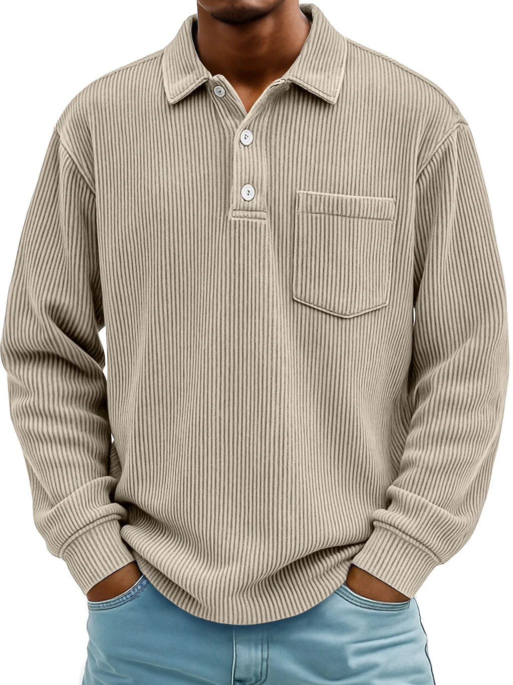 Beeckhoven™ | Heren Corduroy Sweatshirt