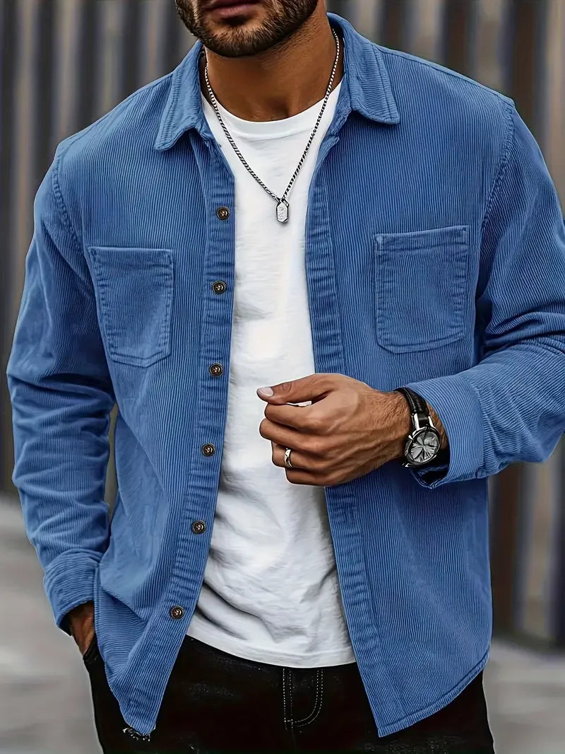 Beeckhoven™ | Corduroy Shirt Met Lange Mouwen
