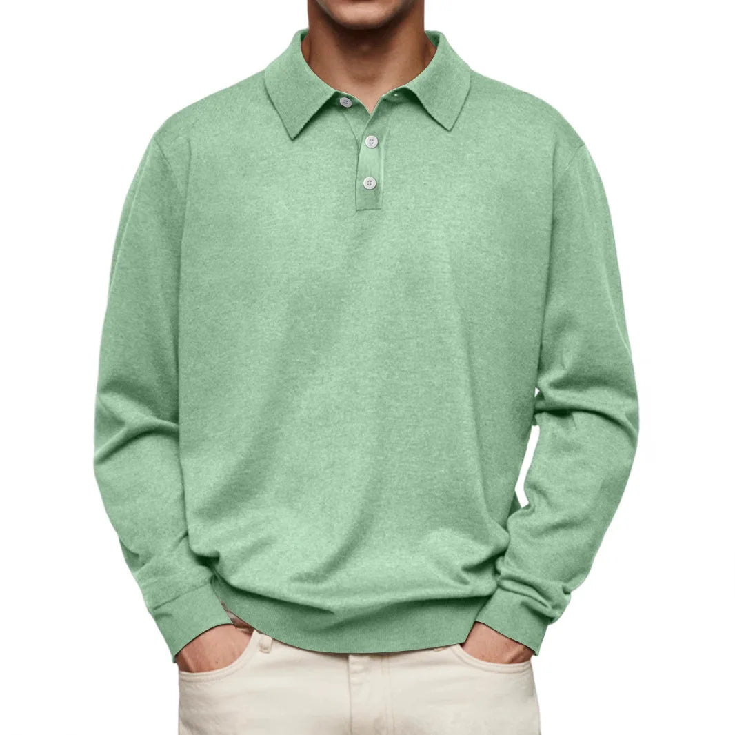 Beeckhoven™ | Alledaags Poloshirt met Lange Mouwen