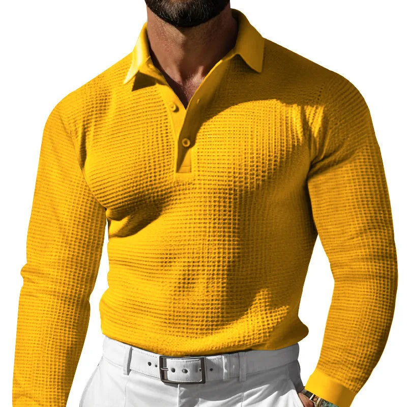 Beeckhoven™ | Ademend Poloshirt Met Lange Mouwen