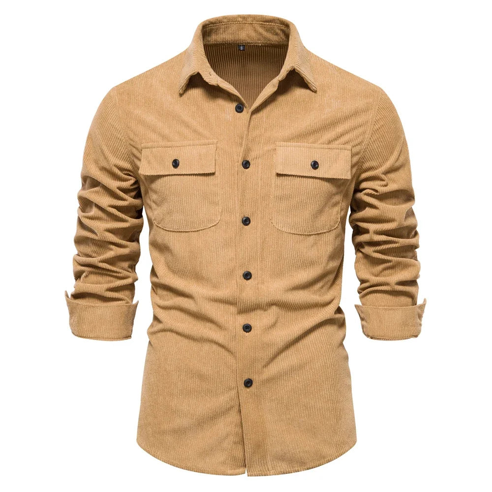 Beeckhoven™ | Corduroy Shirt Met Lange Mouwen