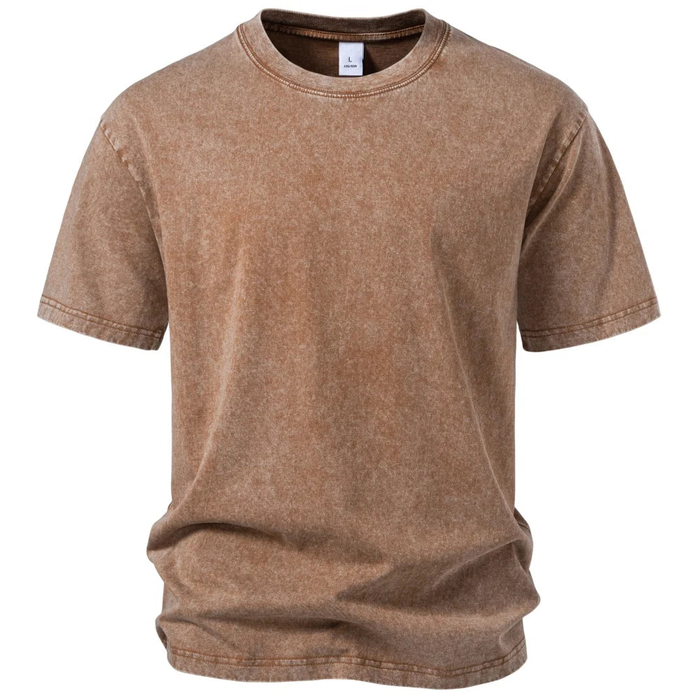 Beeckhoven™ | 100% Katoen Vintage Gewassen T-Shirt