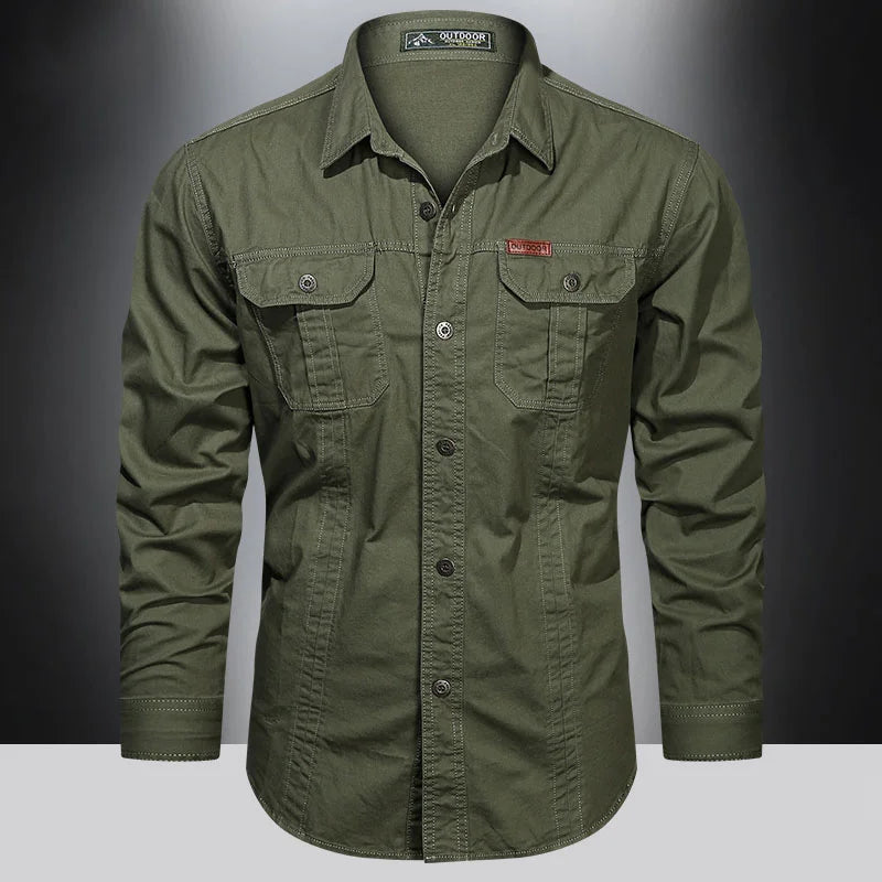 Beeckhoven™ | Katoenen Shirt Met Lange Mouwen