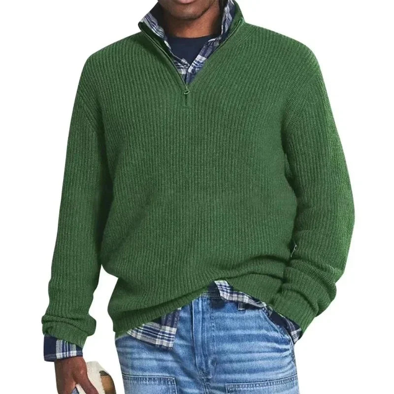Beeckhoven™ | Casual Mannen Trui Met Rits