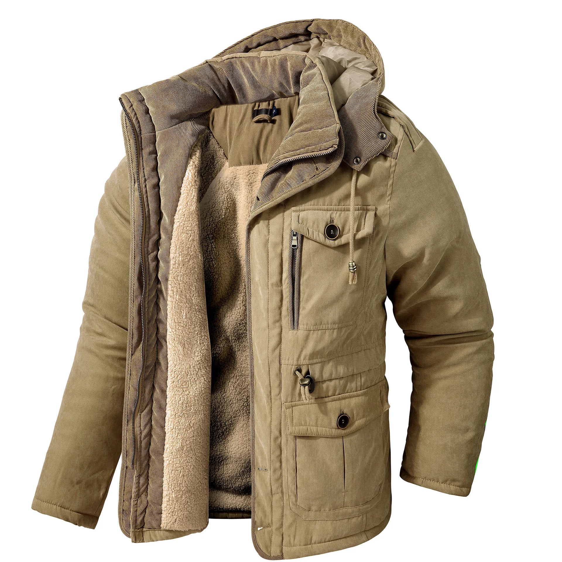 Beeckhoven™ | Casual Gewatteerde Fleecejas