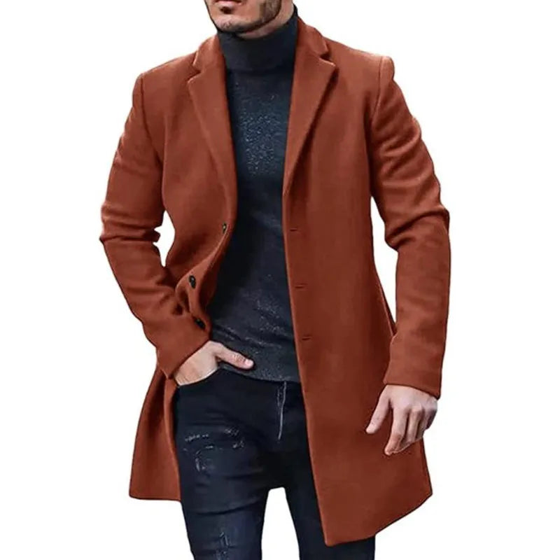 Beeckhoven™ | Casual Wollen Herenjas
