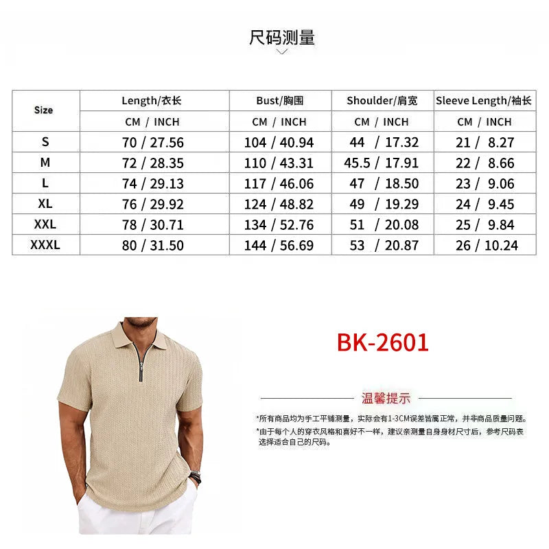 Beeckhoven™ | Moderne Zomer Polo Met Rits