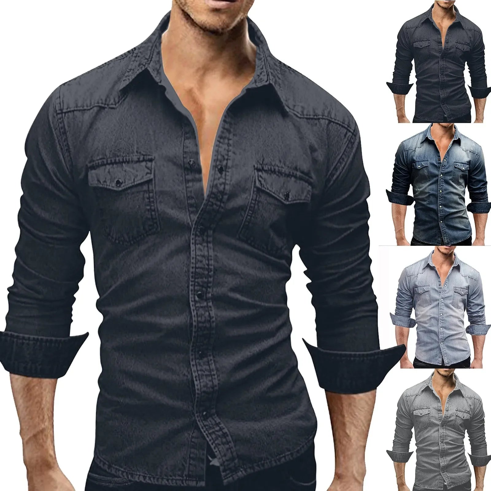 Beeckhoven™ | Stoer Heren Denim Shirt