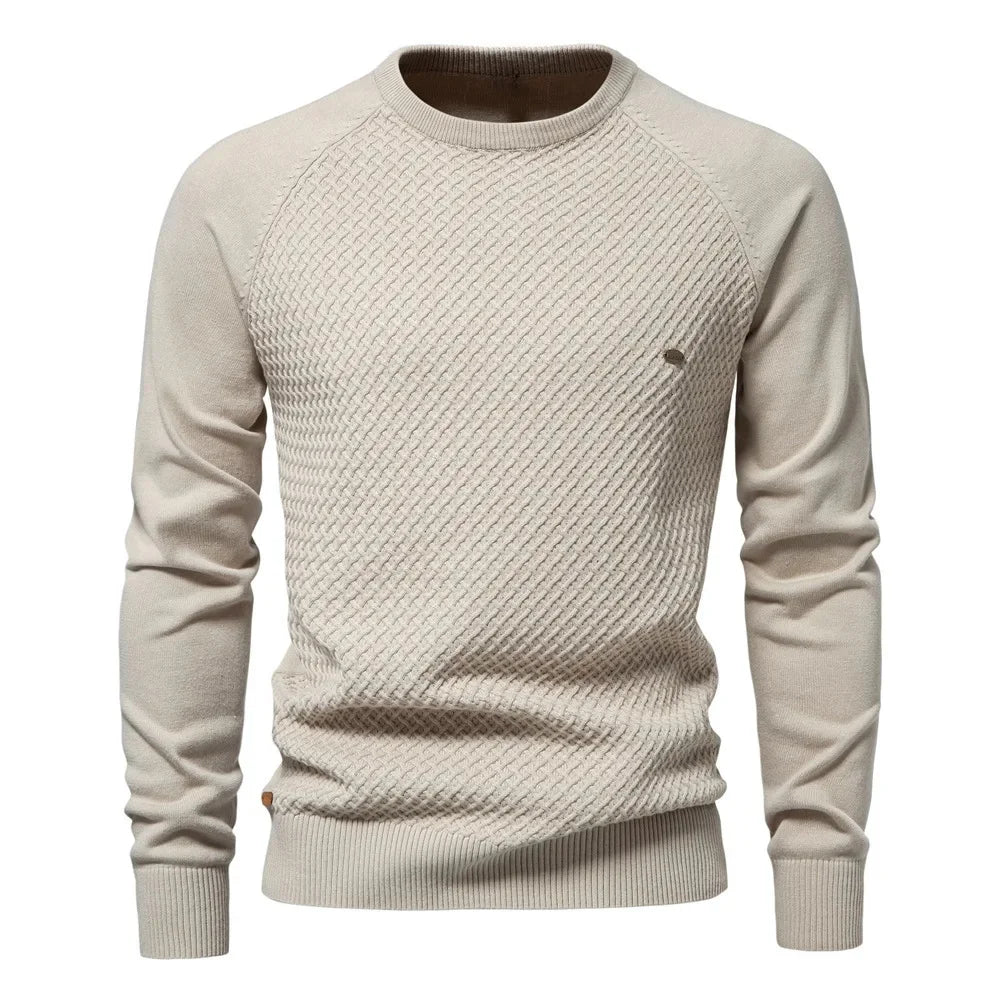 Beeckhoven™ | Gebreid Heren Sweatshirt Met Ronde Hals