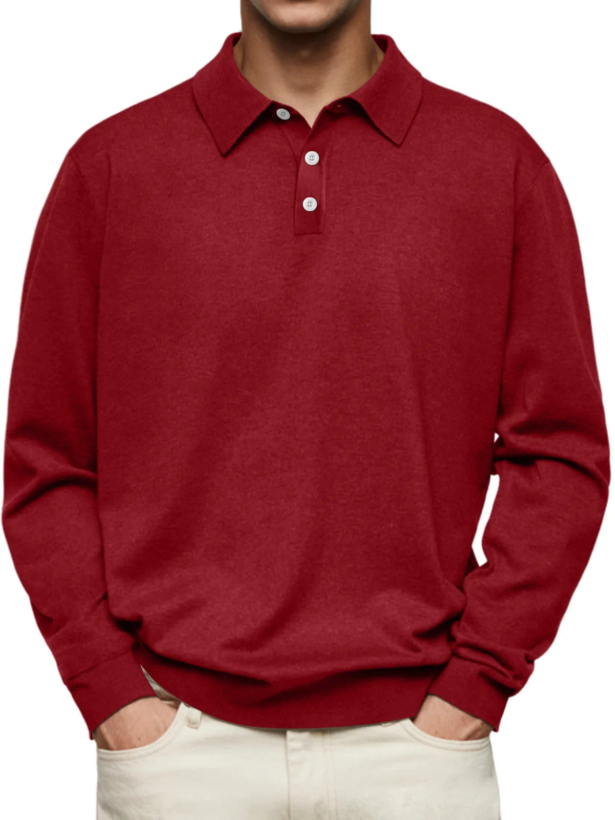 Beeckhoven™ | Alledaags Poloshirt met Lange Mouwen