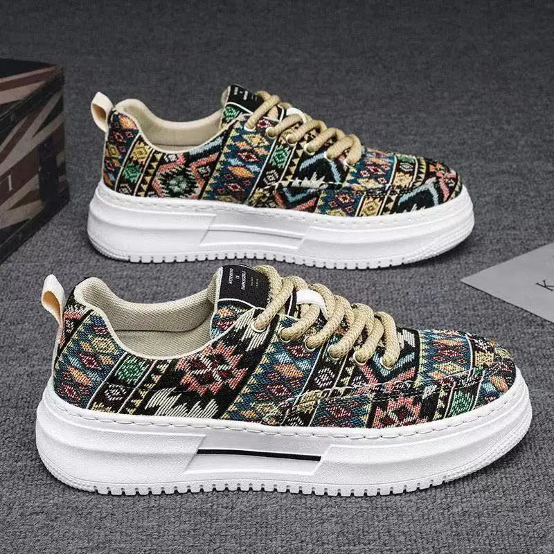 Beeckhoven ™ | Kleurrijke Retro Heren Sneakers