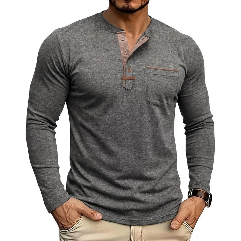 Beeckhoven™ | Stijlvol Heren Shirt Met Lange Mouwen