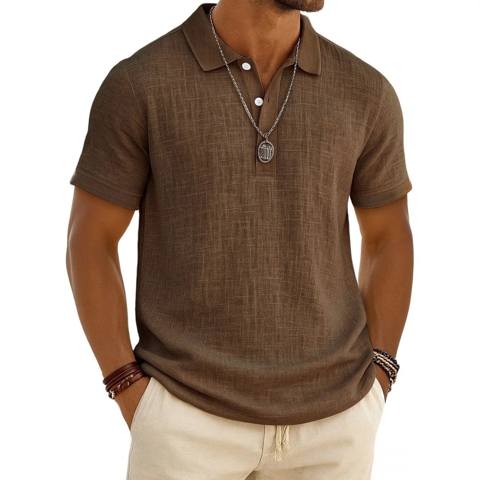 Beeckhoven™ | Casual Mannen Zomer Poloshirt