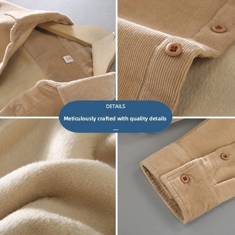 Beeckhoven™ | Fleece Gevoerd Corduroy Overhemd