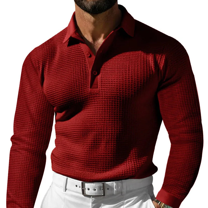 Beeckhoven™ | Ademend Poloshirt Met Lange Mouwen