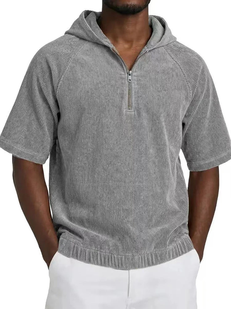 Beeckhoven™ | Corduroy Mannen Shirt Met Capuchon