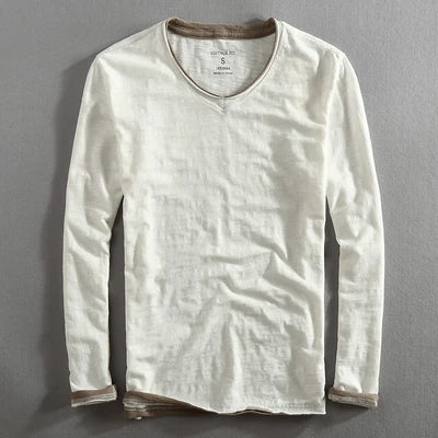 Beeckhoven™ | Katoenen Mannen Shirt Met Lange Mouwen