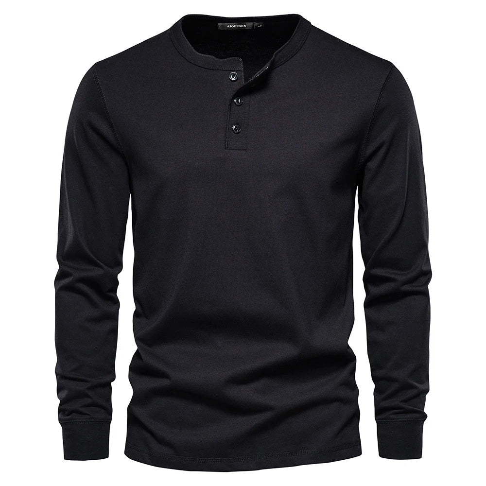 Beeckhoven™ | Stijlvol Katoenen Heren Shirt Met Lange Mouwen