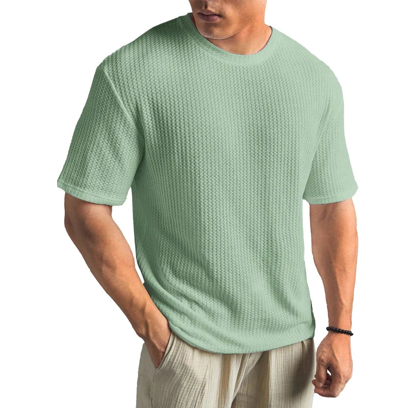 Beeckhoven™ | Wafelgebreid T-Shirt
