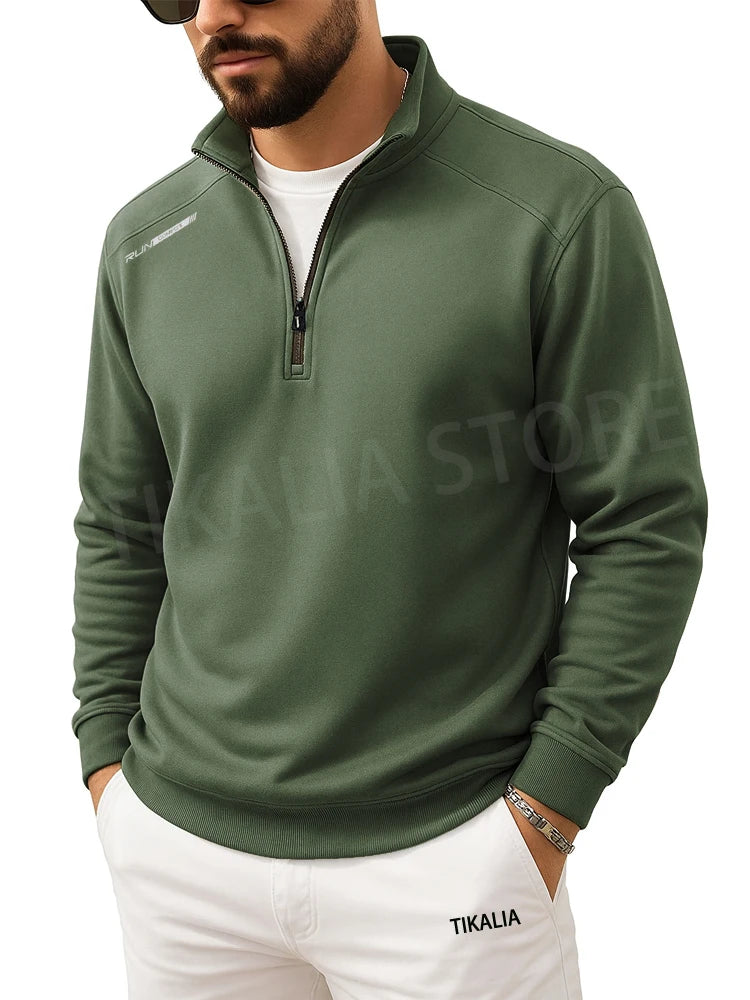 Beeckhoven™ | Herensweatshirt Met Halve Rts