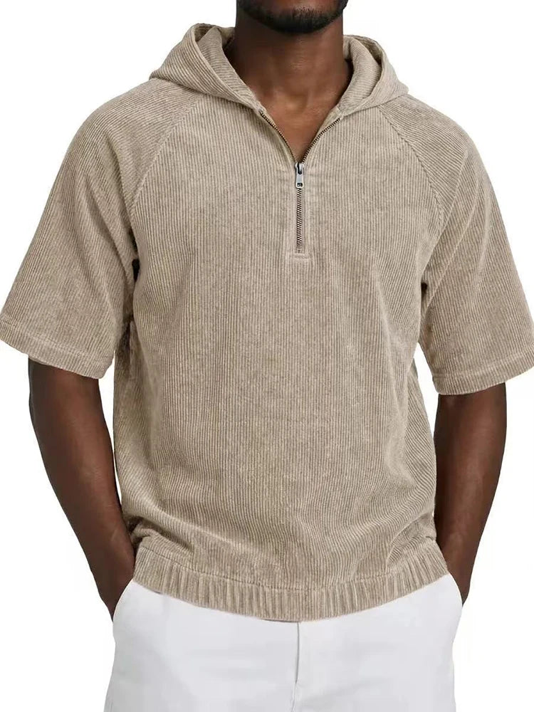 Beeckhoven™ | Corduroy Mannen Shirt Met Capuchon