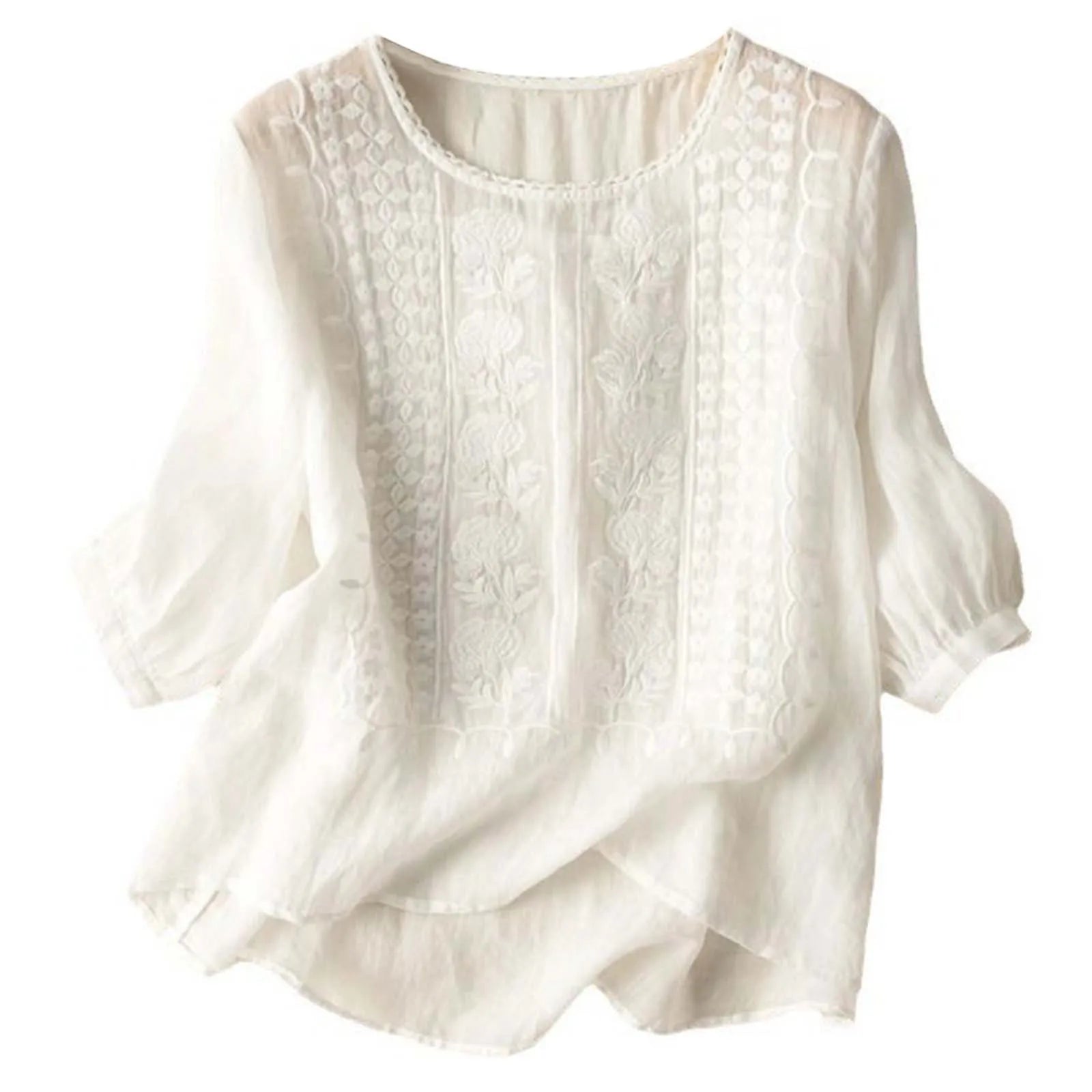 Beeckhoven™ | Zomerse Katoenen Damesblouse