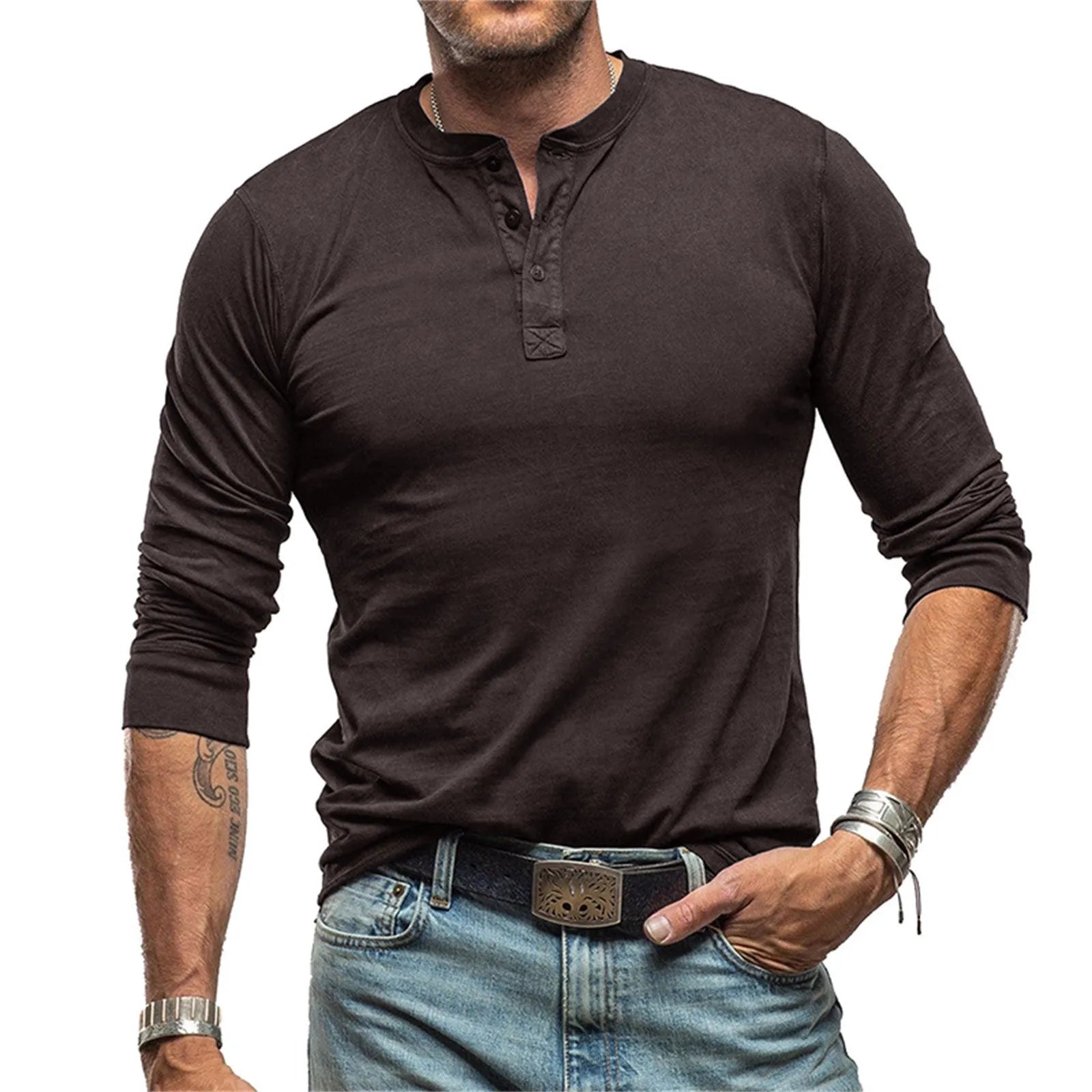Beeckhoven™ | Stoer T-Shirt Met Lange Mouwen