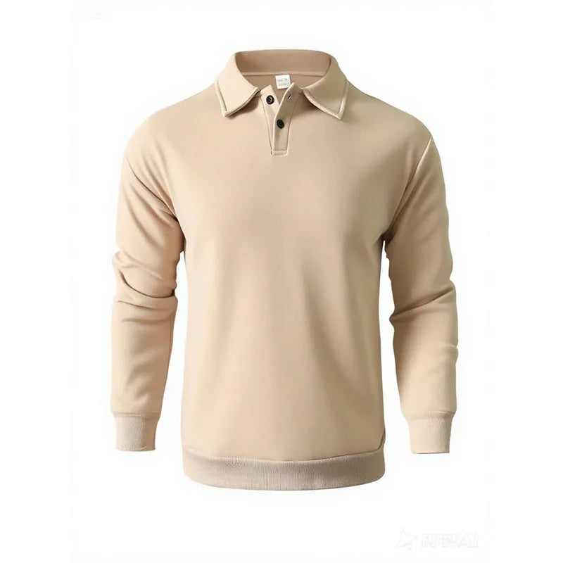 Beeckhoven™ | Warm Poloshirt Met Lange Mouwen