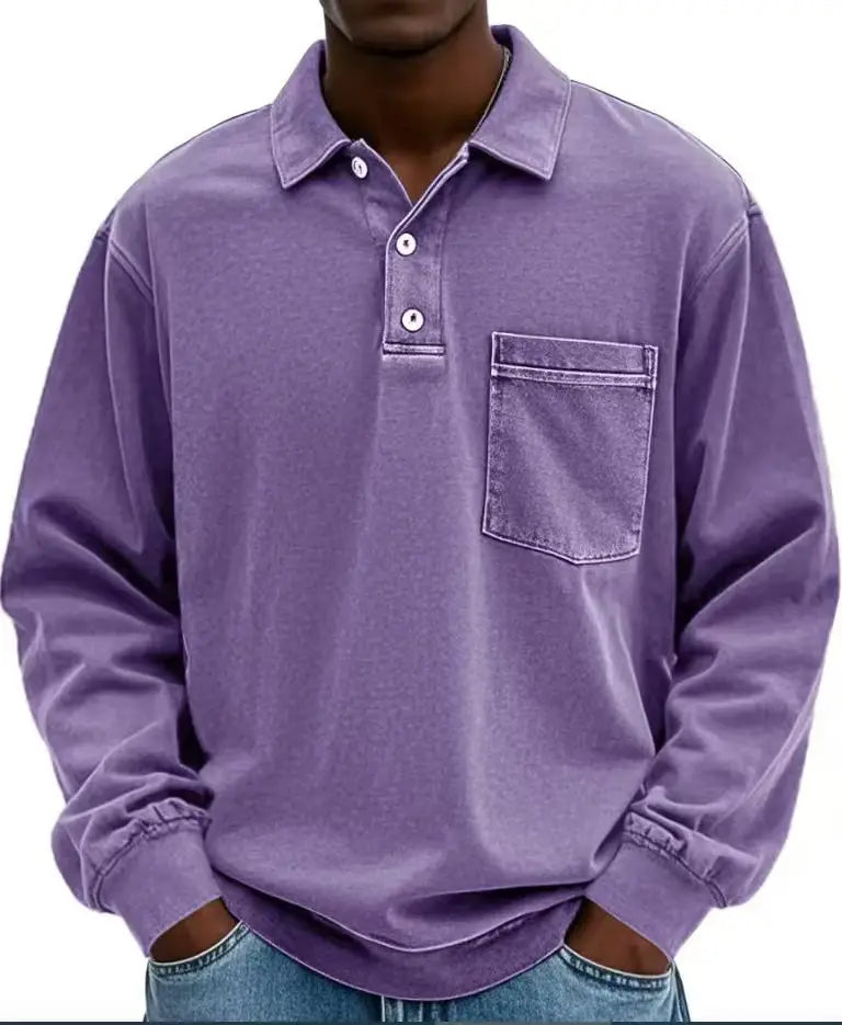 Beeckhoven™ | Casual Poloshirt Met Lange Mouwen