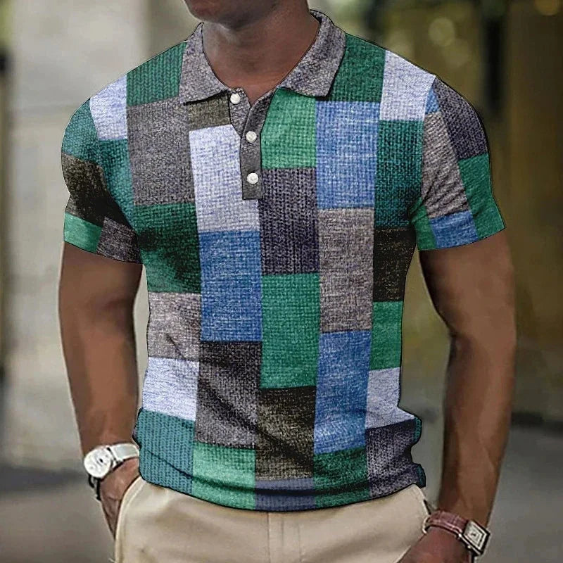 Beeckhoven ™ | Stijlvol Poloshirt Met Ruitjesprint