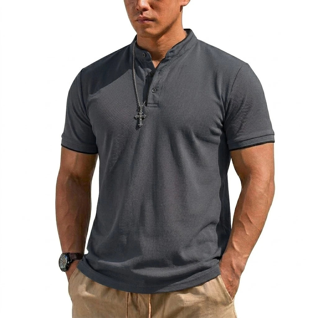Beeckhoven™ | Zomer Henley-Shirt