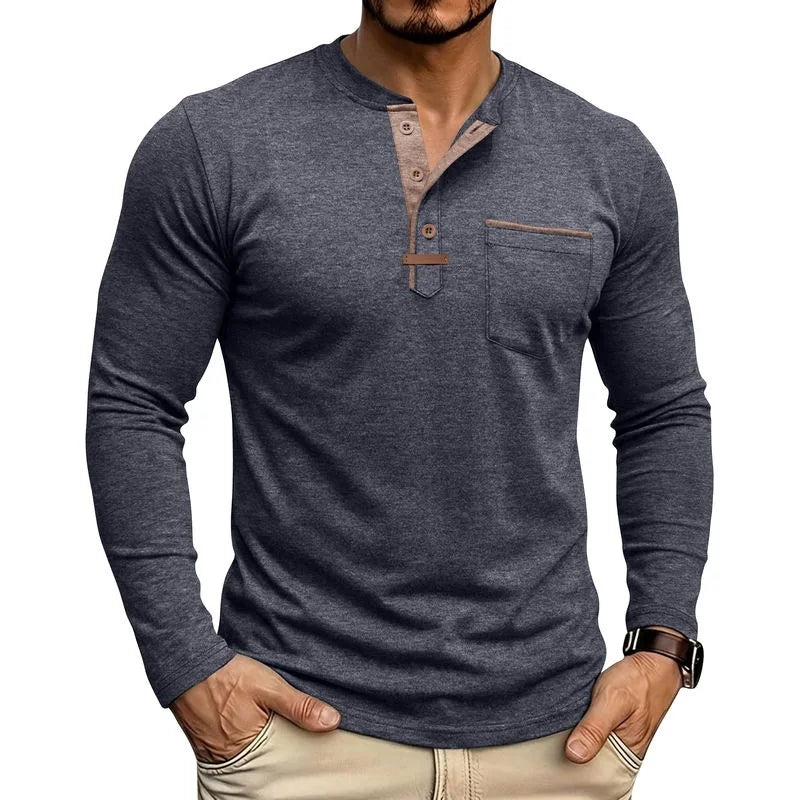 Beeckhoven™ | Stijlvol Heren Shirt Met Lange Mouwen