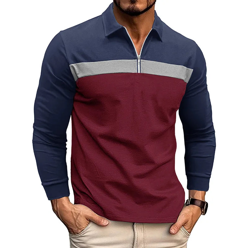 Beeckhoven™ | Stijlvol Heren Poloshirt Met Lange Mouwen