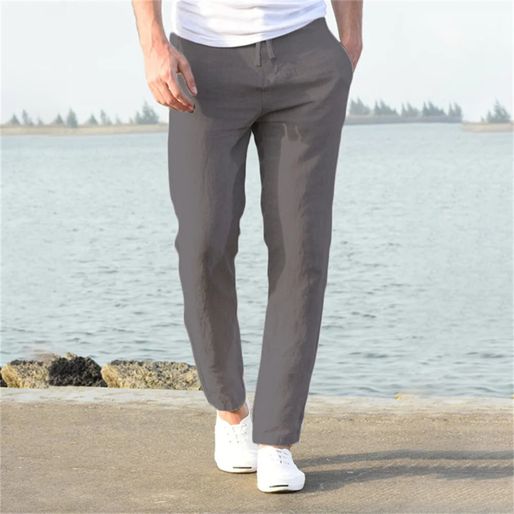 Beeckhoven™ | Katoenen Linnen Broek
