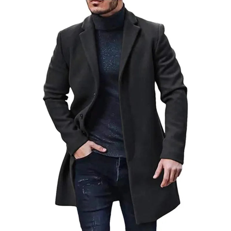 Beeckhoven™ | Casual Wollen Herenjas
