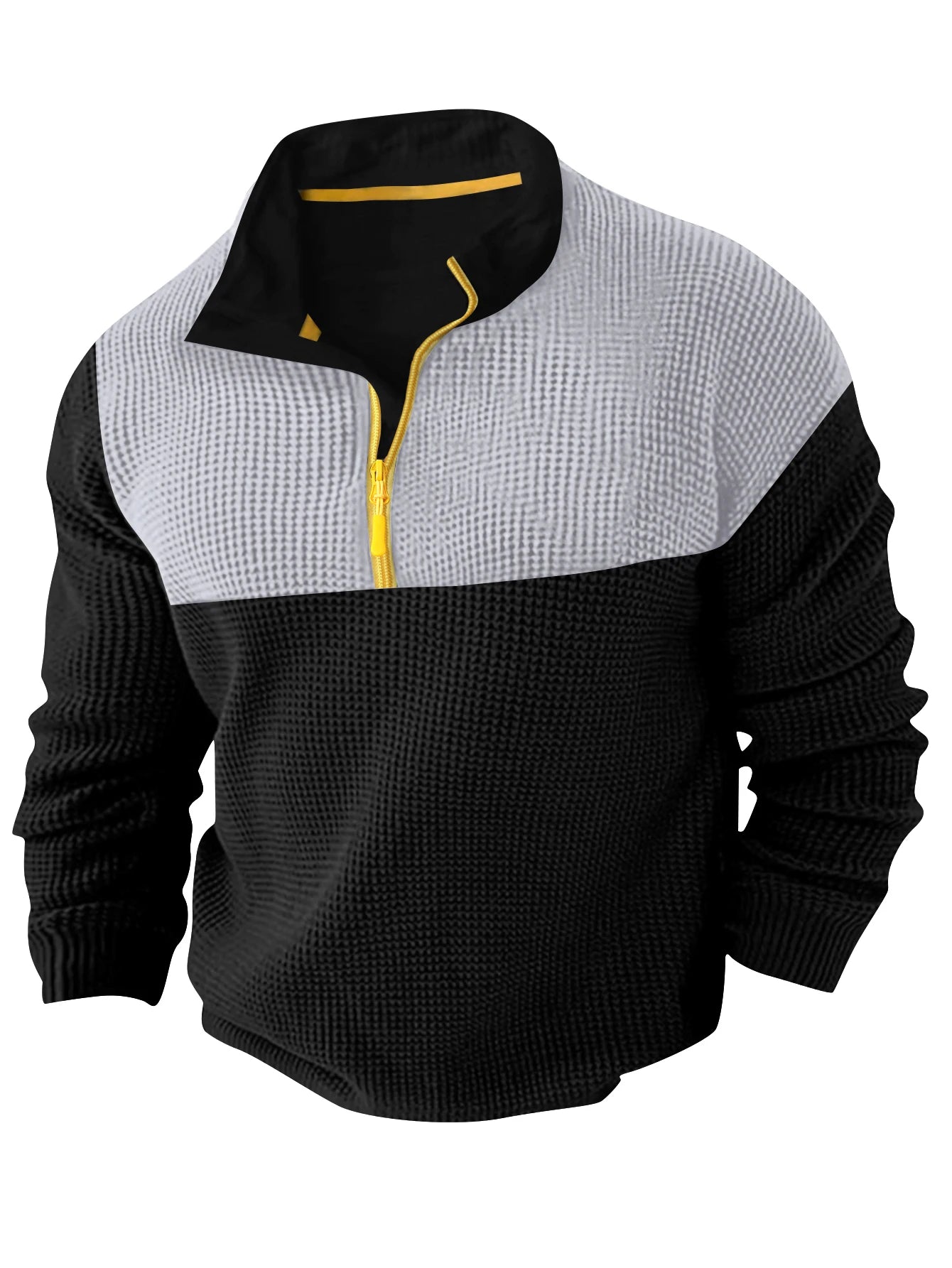 Beeckhoven™ | Geruite Herfst Trui Met Rits