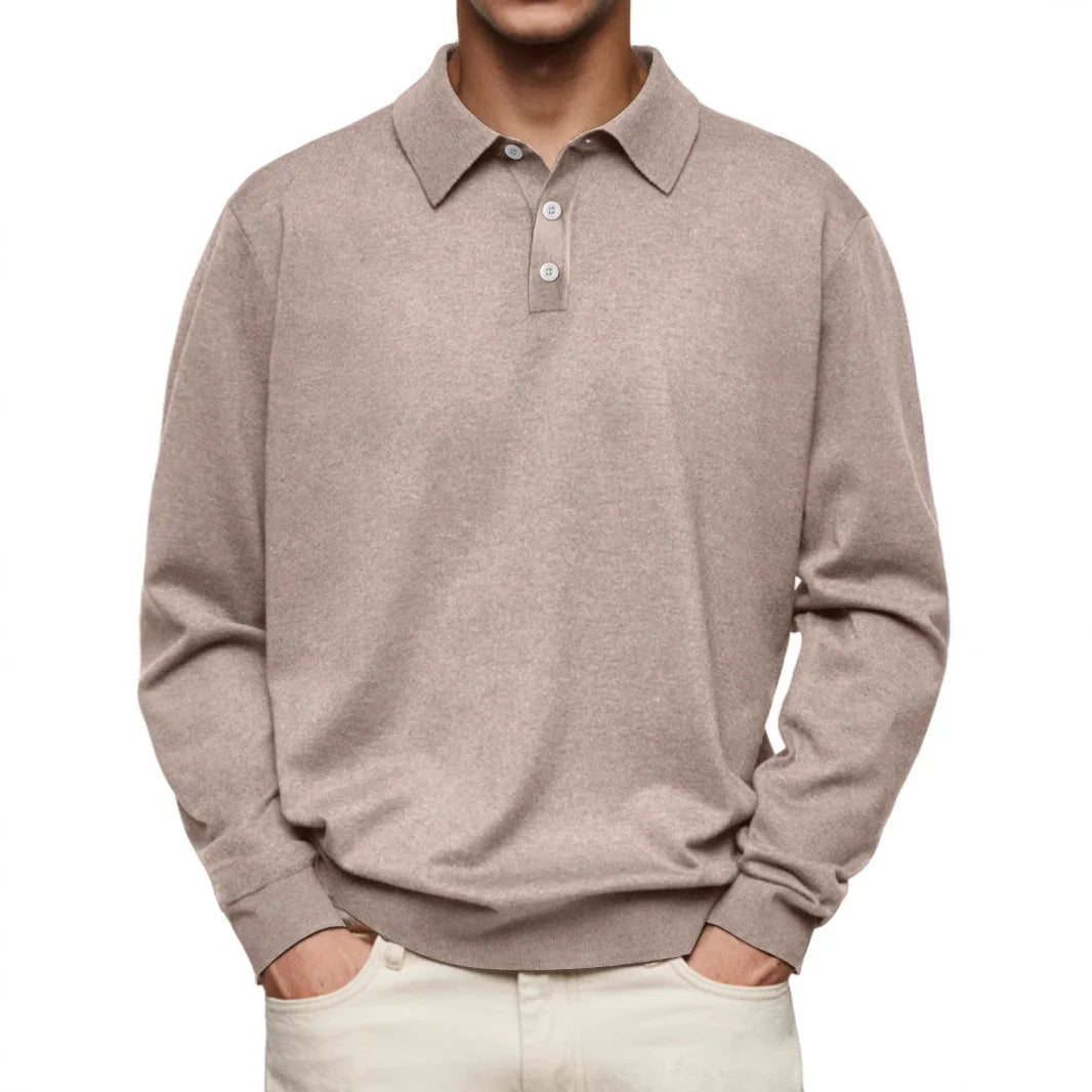 Beeckhoven™ | Alledaags Poloshirt met Lange Mouwen