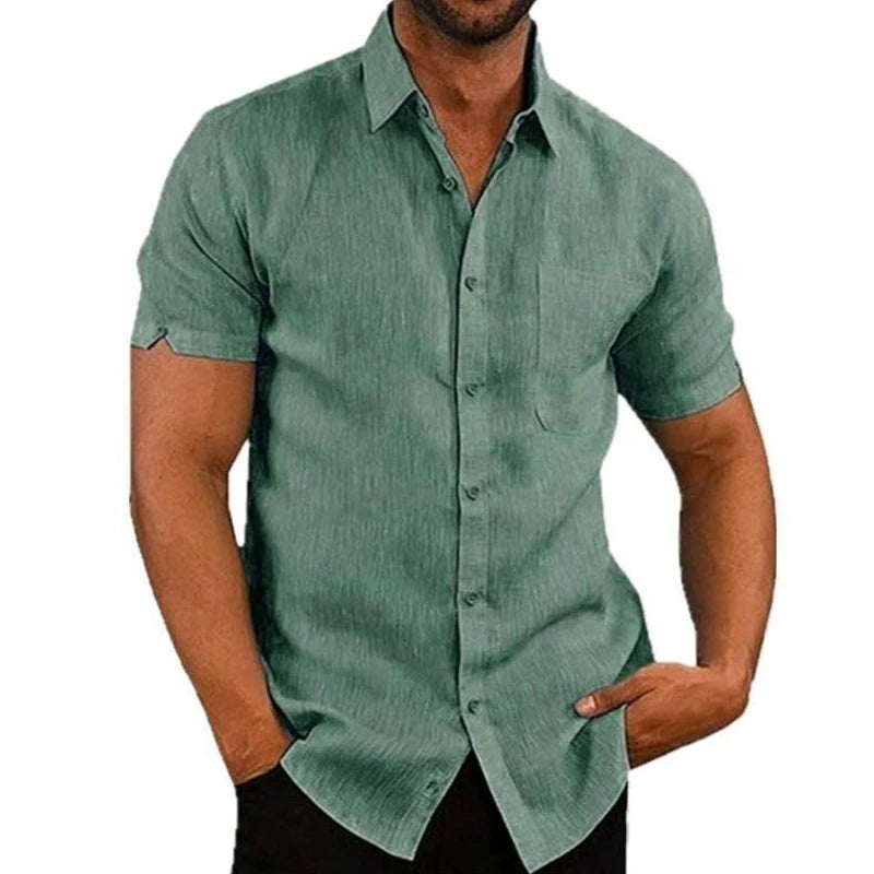 Beeckhoven™ | Ademend Linnen Heren Shirt