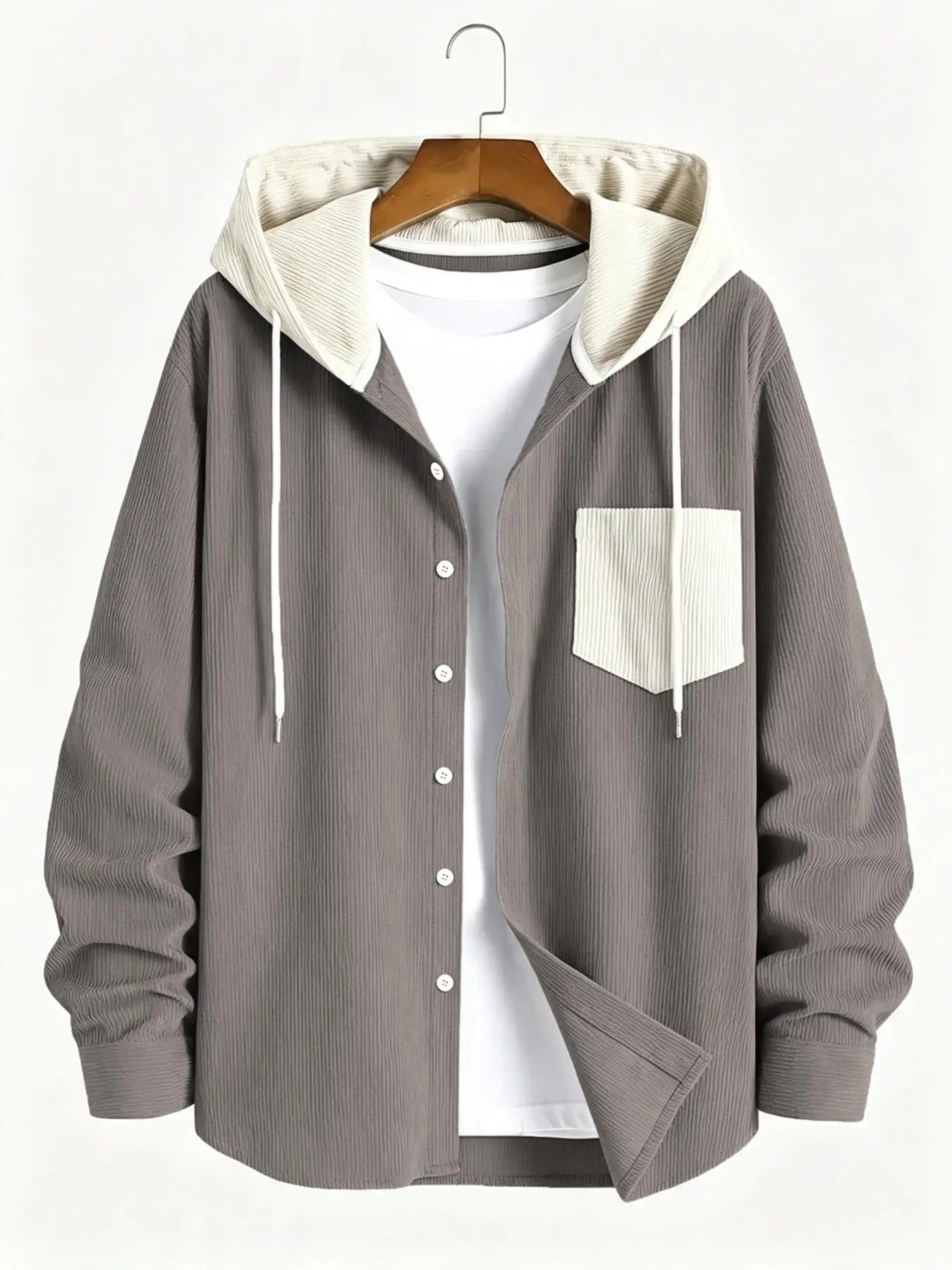Beeckhoven™ | Comfortabel Corduroy Vest met Capuchon