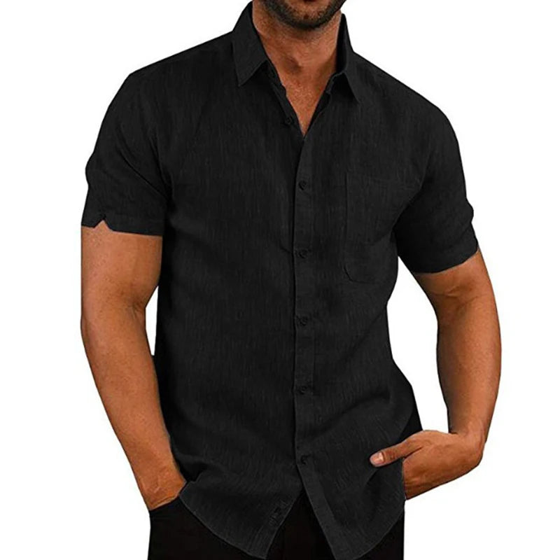Beeckhoven™ | Ademend Linnen Heren Shirt