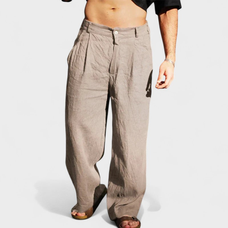 Beeckhoven™ | Oversized Linnen Broek