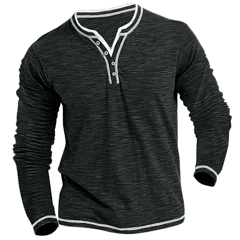 Beeckhoven™ | Ademend V-Hals Shirt Met Lange Mouwen