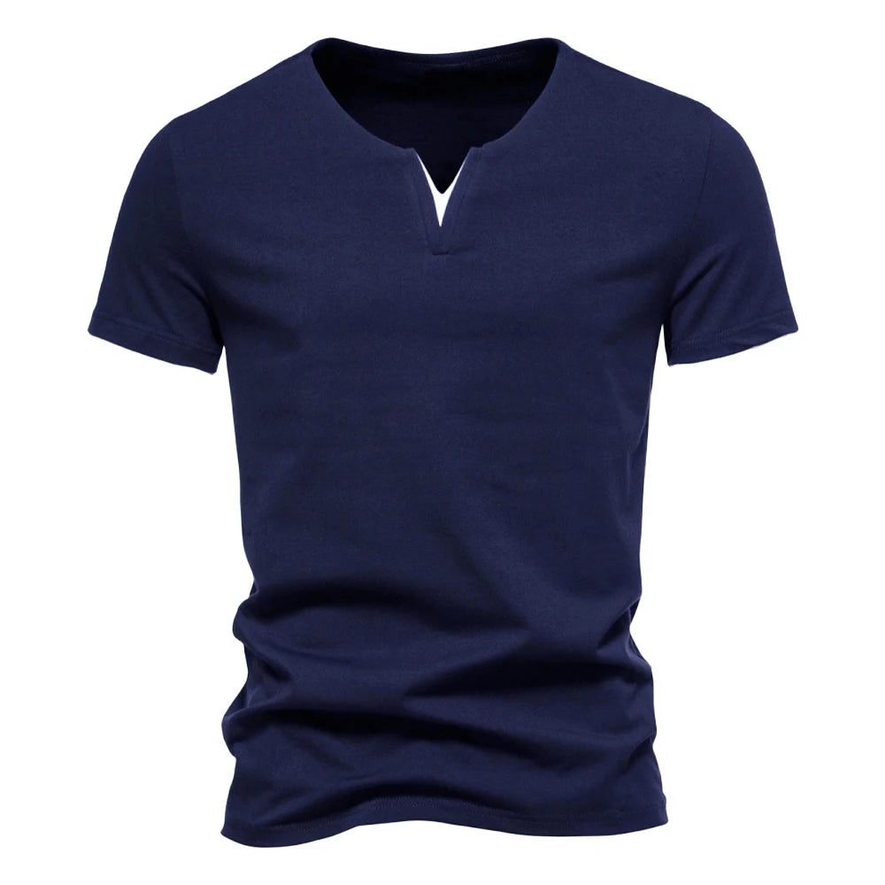 Beeckhoven™ | Heren Zomer T-shirt Met V-Hals