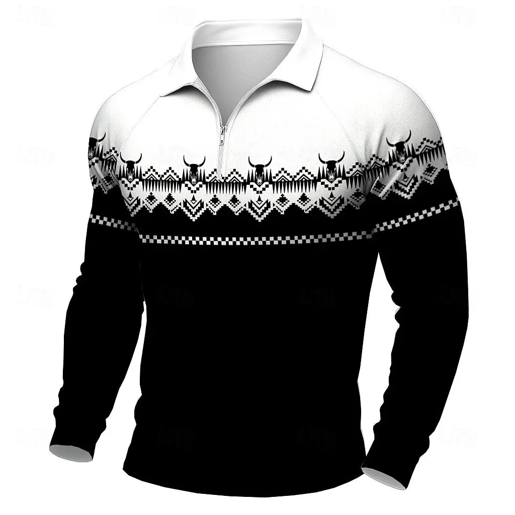 Beeckhoven™ | Etnisch Heren Poloshirt