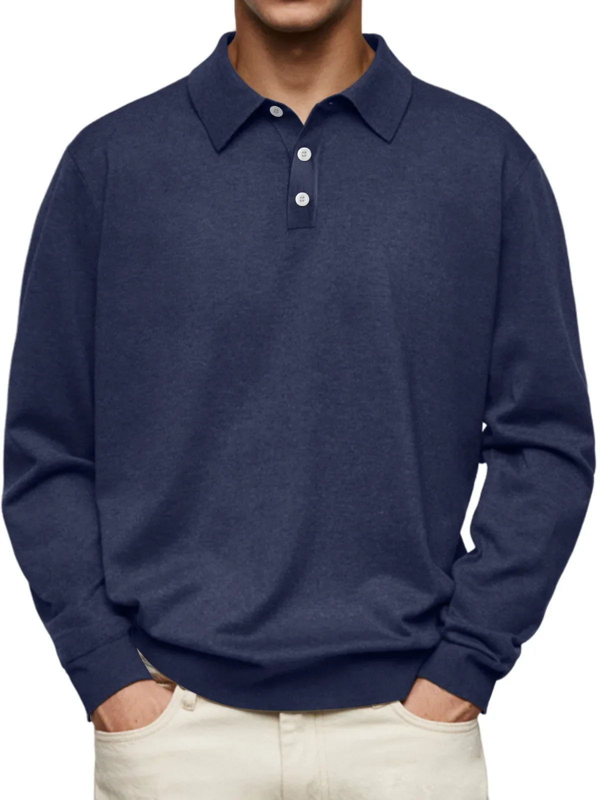 Beeckhoven™ | Casual Poloshirt met Lange Mouwen
