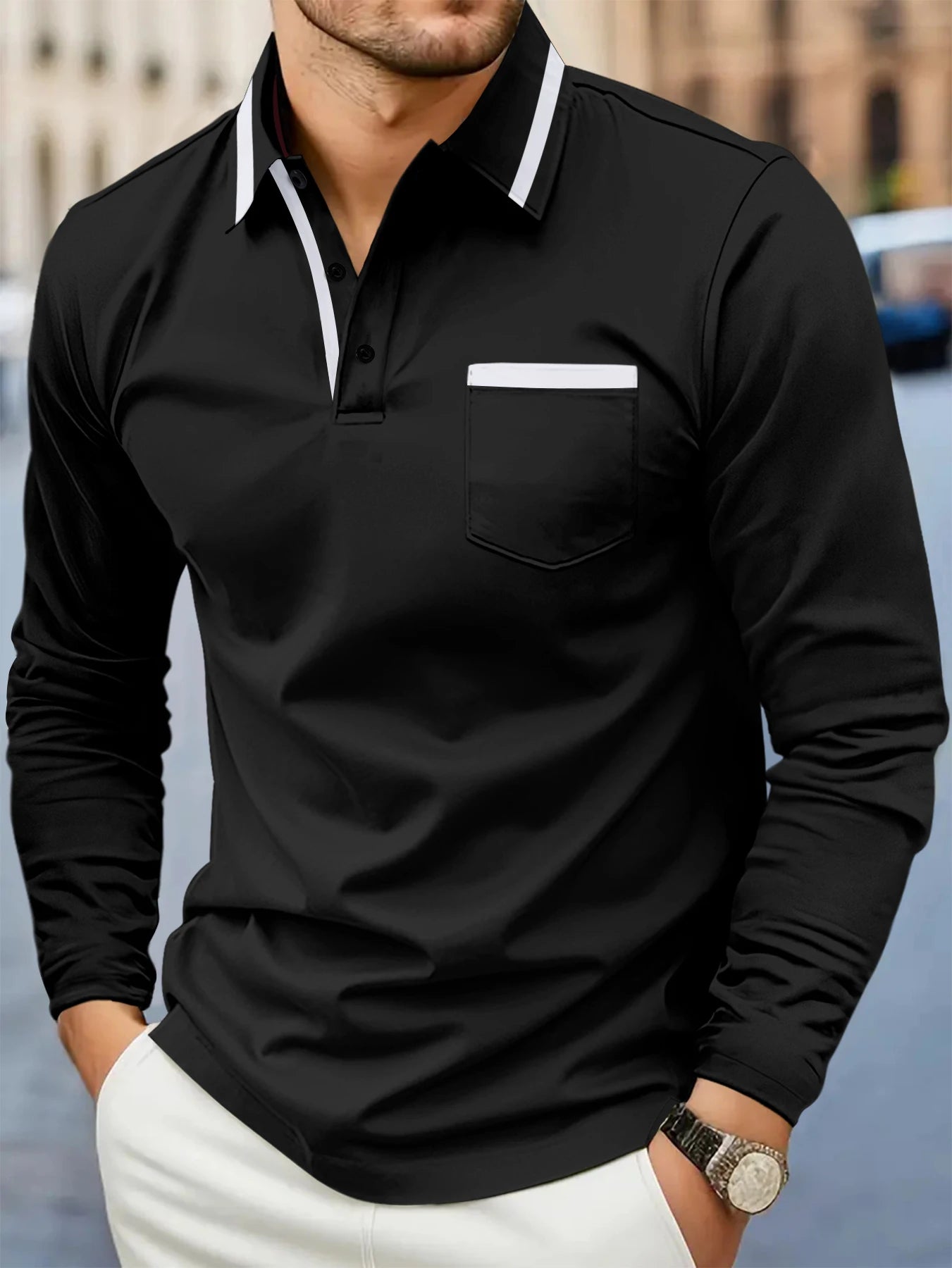 Beeckhoven™ | Stijlvol Heren Shirt Met Lange Mouwen